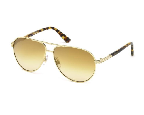 Lunettes de soleil femme Swarovski SK0078 32F Doré | Revendeur Agréé Swarovski | product_reduce_price
