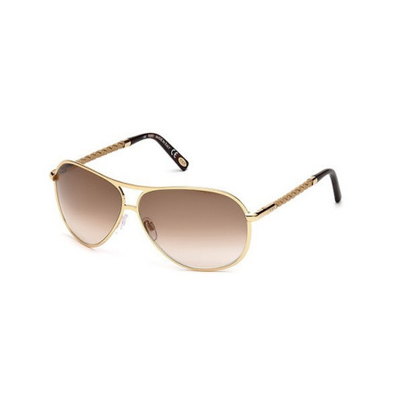 Lunettes de soleil Tod's TO0008 28F Or Rose