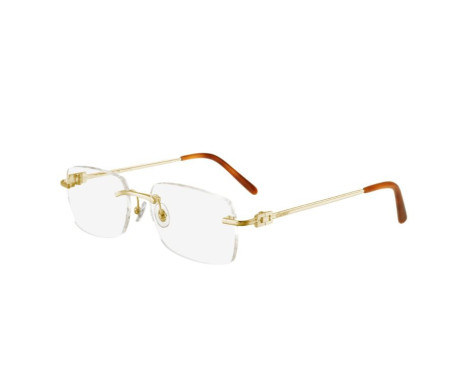 62026-Lunettes Cartier en or - Lunettes Cartier Homme - Lunettes Cartier Femme - Revendeur agréé Cartier