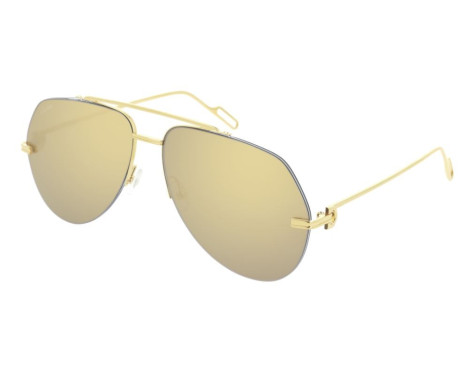 76367-lunettes Cartier - lunettes Cartier or - lunettes Cartier de soleil