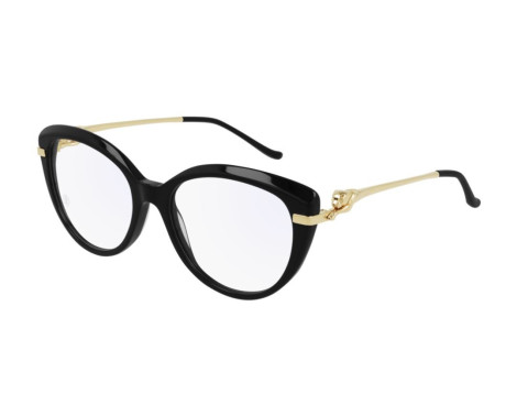 77634-Lunettes Cartier Noir - Lunettes Cartier de vue - Lunettes Cartier Femme