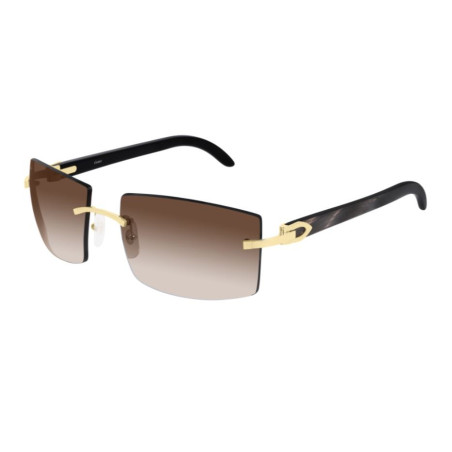 Lunettes de Soleil Cartier Corne Décor C CT0021RS