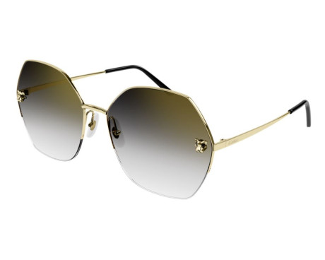 90788-lunettes Cartier - lunettes Cartier de soleil - lunettes Cartier or